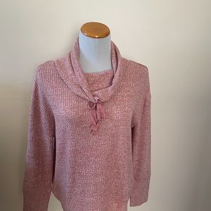 Chelsea & Theodore Cowl Neck Pullover Sweater.